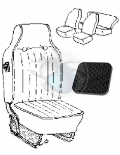 FUNDAS CABRIO negras 68-69...