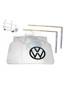 GOMAS CON EMBLEMA VW BLANCO...