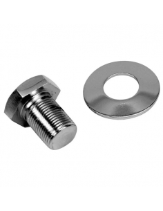 TORNILLO + ARANDELA CROMADA...