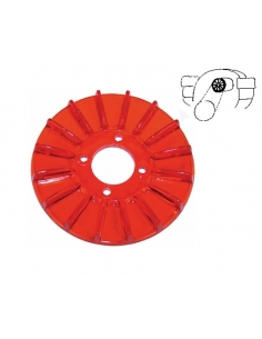 TAPA POLEA ALTERNADOR ROJA